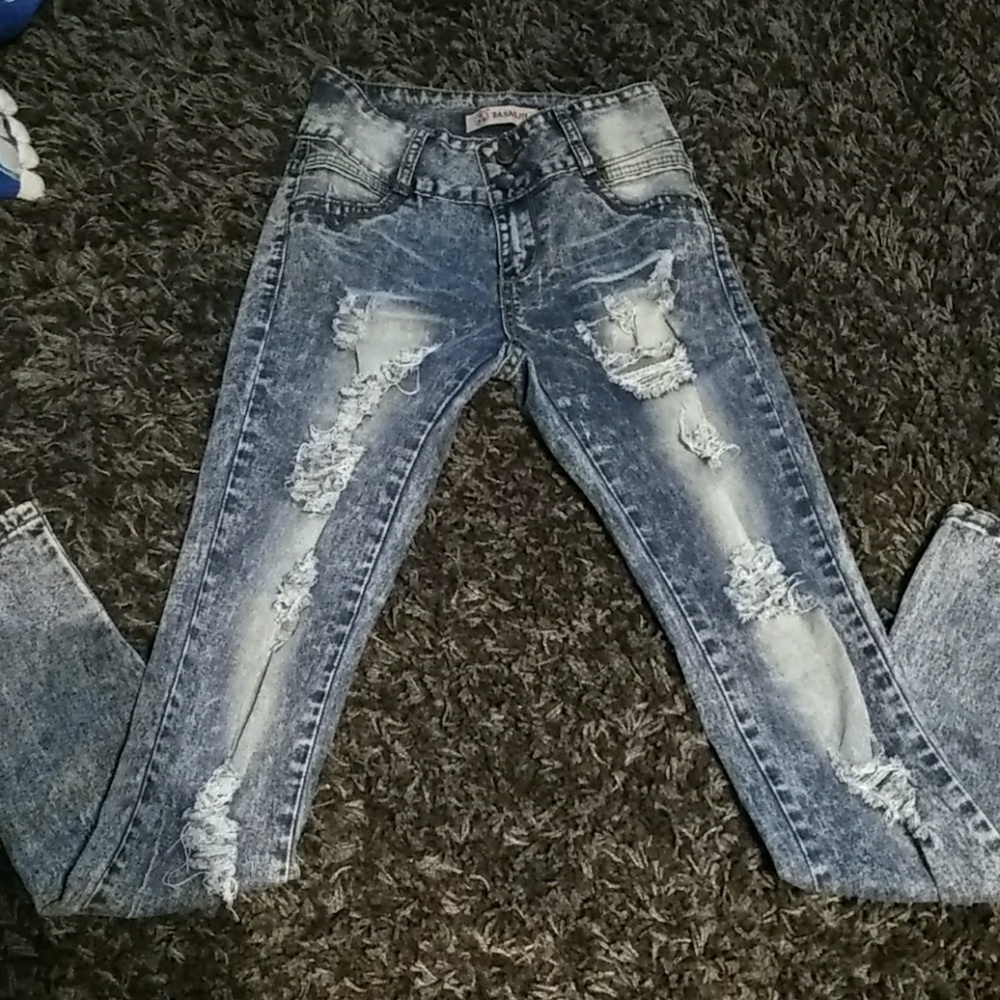 Basanjui high waist skinny jeans sz 1(Juniors)